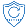 icons8-Refresh Shield-100 Managed IT Website - Security